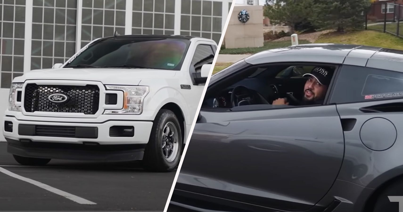 Sleeper Ford F-150 Work Truck Destroys Corvette Z06 In A Street Race