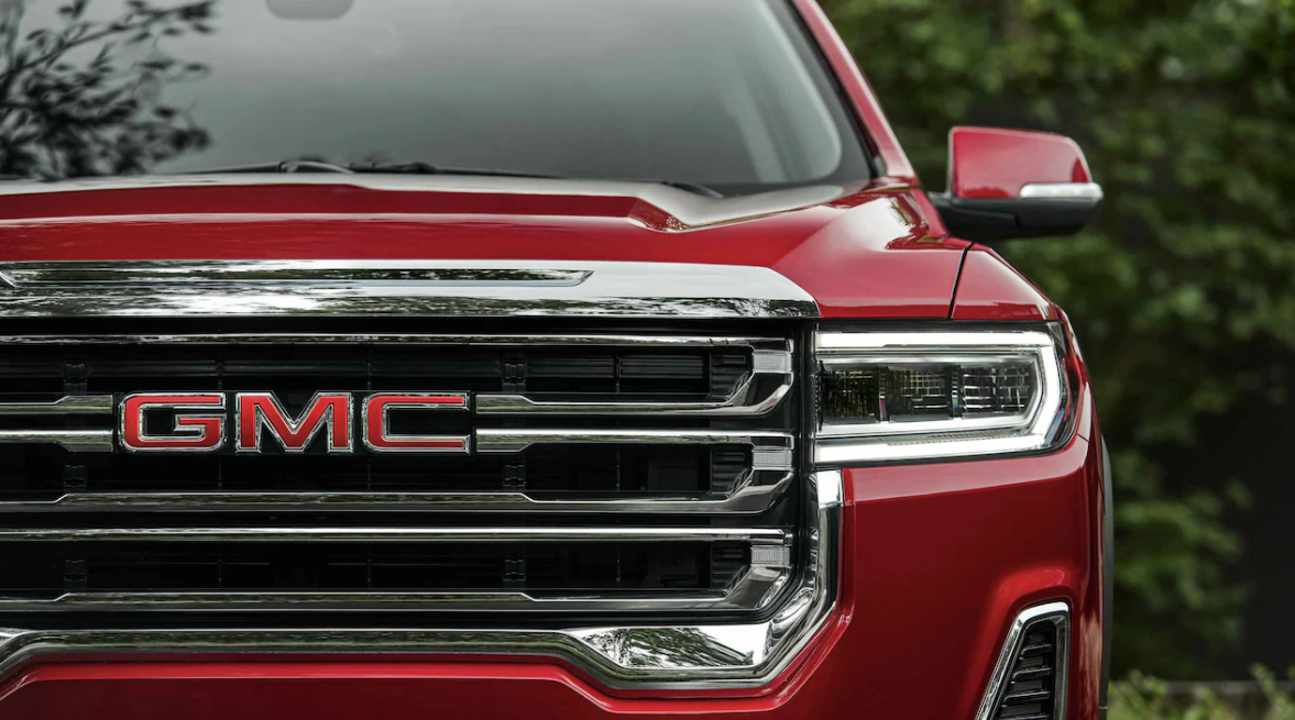 The 2021 GMC Acadia Grille - via GMC