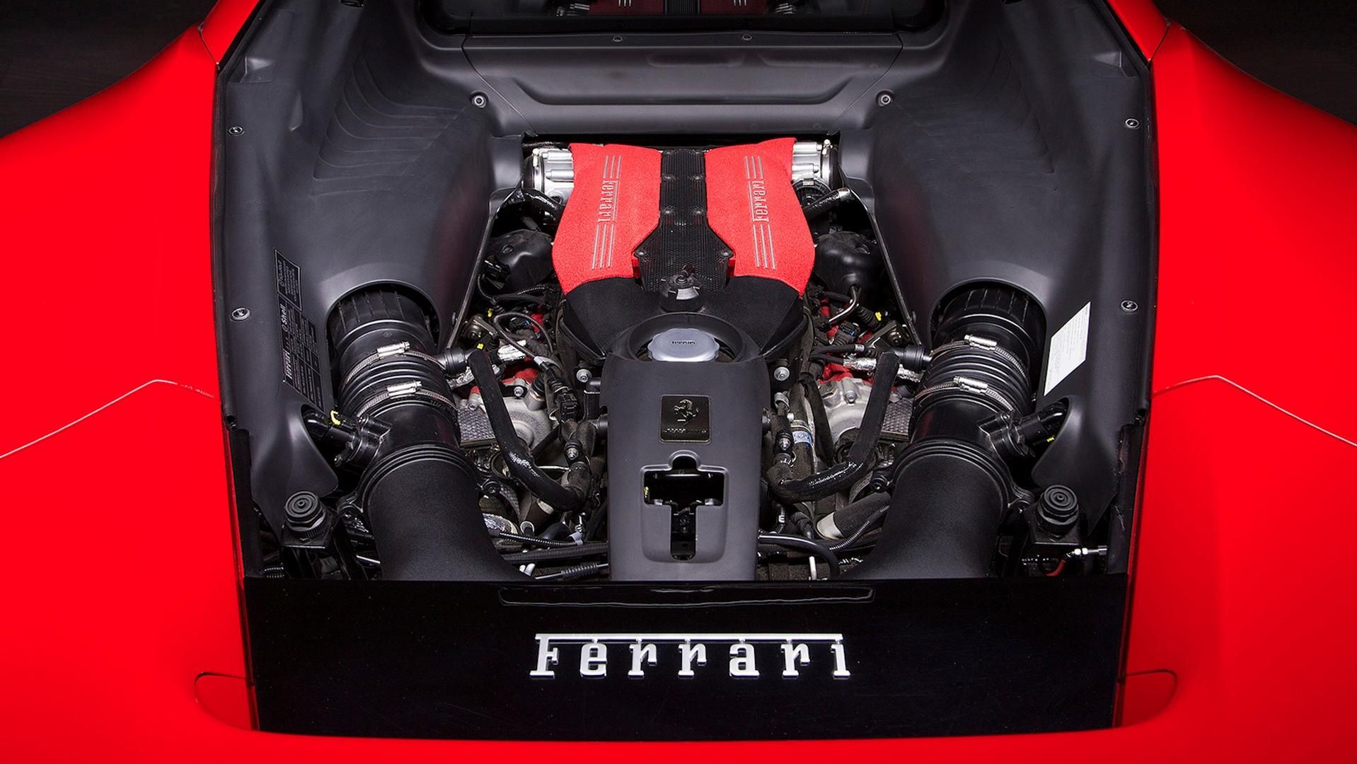 The Engine Of The Ferrari 488 GTB