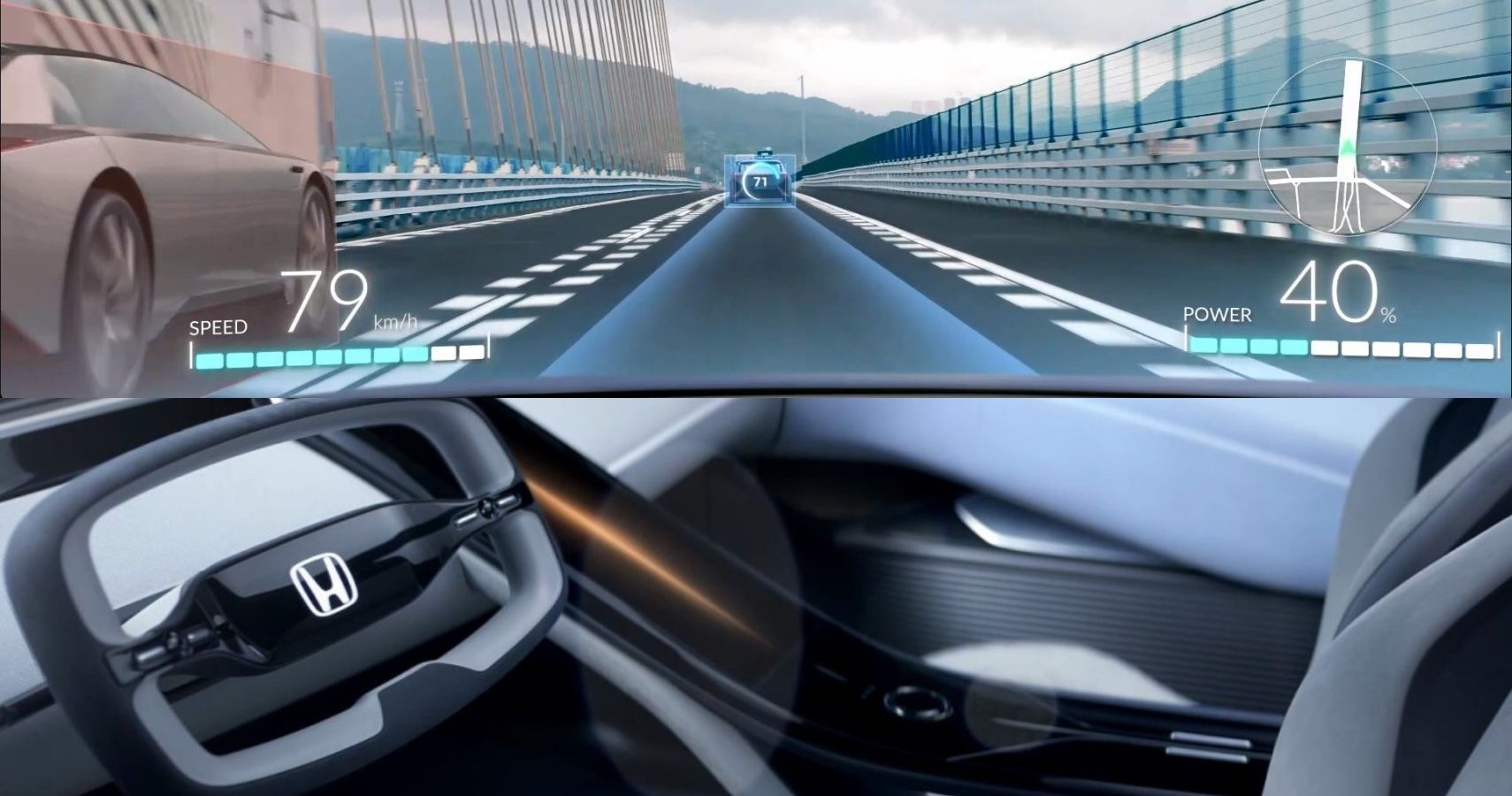Honda e:N SUV Concept interior and technology view