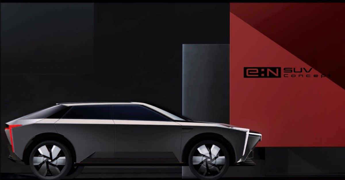 Honda e:N SUV Concept side profile view