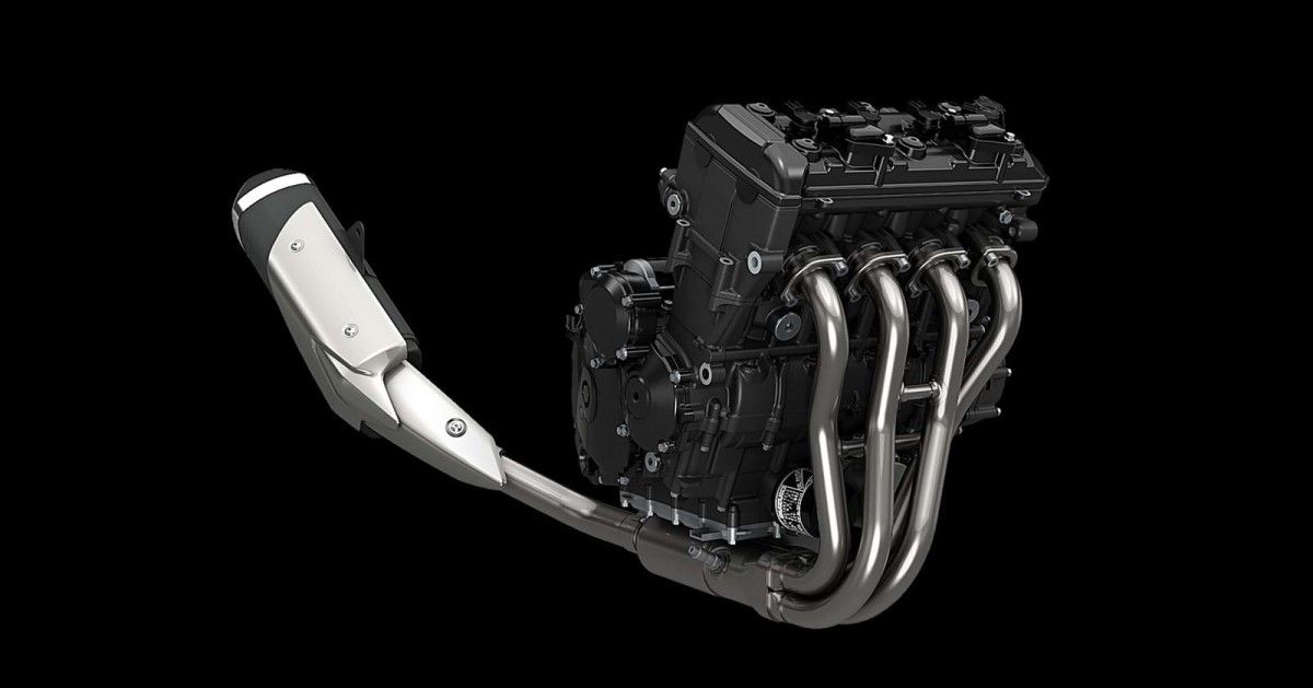 2022 Suzuki GSX-S750 engine layout