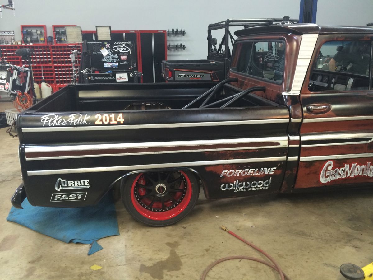 fast and loud gas monkey garage 1965 Chevy C10 Pace Truck wheels pintrest