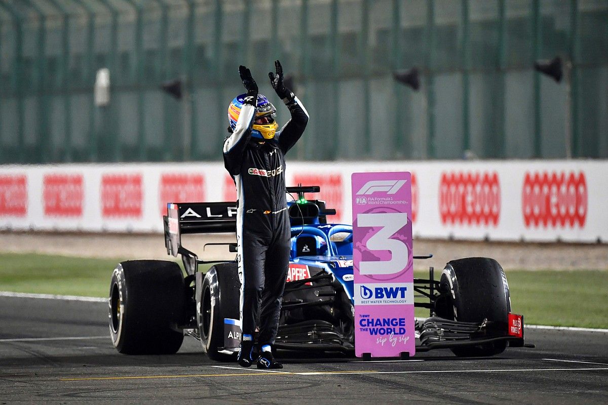 Fernando Alonso 3rd Place Qatar 2021