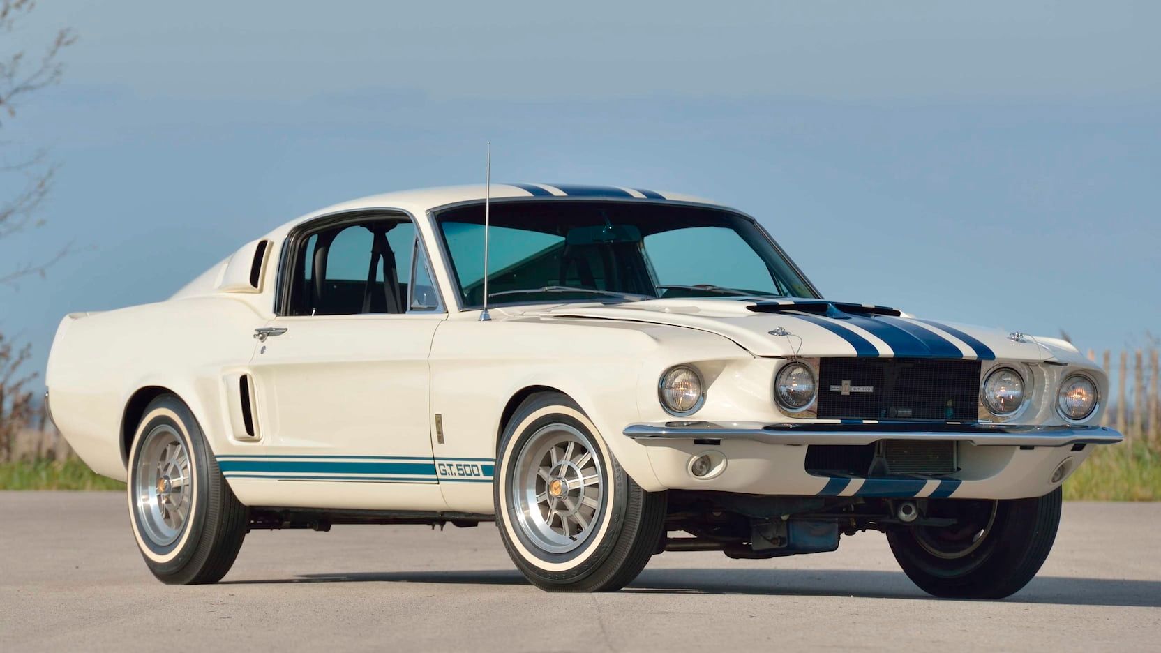 1967 Ford Mustang Shelby GT500 Super Snake front 3/4