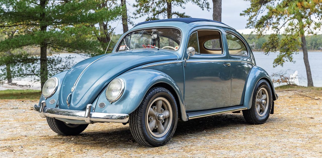 1955 Volkswagen Beetle Front Angular View