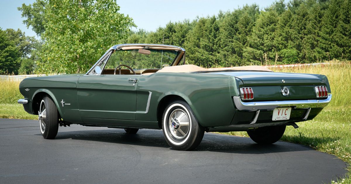The Greatest 1965 Ford Mustang 289 3-Speed Convertible Classic Car
