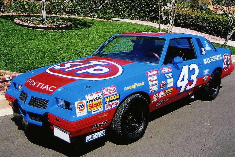 Blue And Red 1982 Pontiac Grand Prix NASCAR