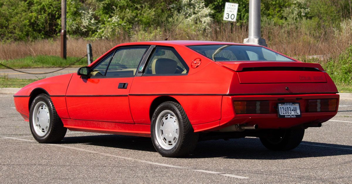 1985 Lotus Excel Sports Car In Red