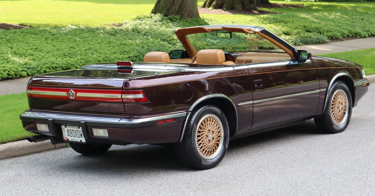 1989 Chrysler TC by Maserati Convertible Sports Car