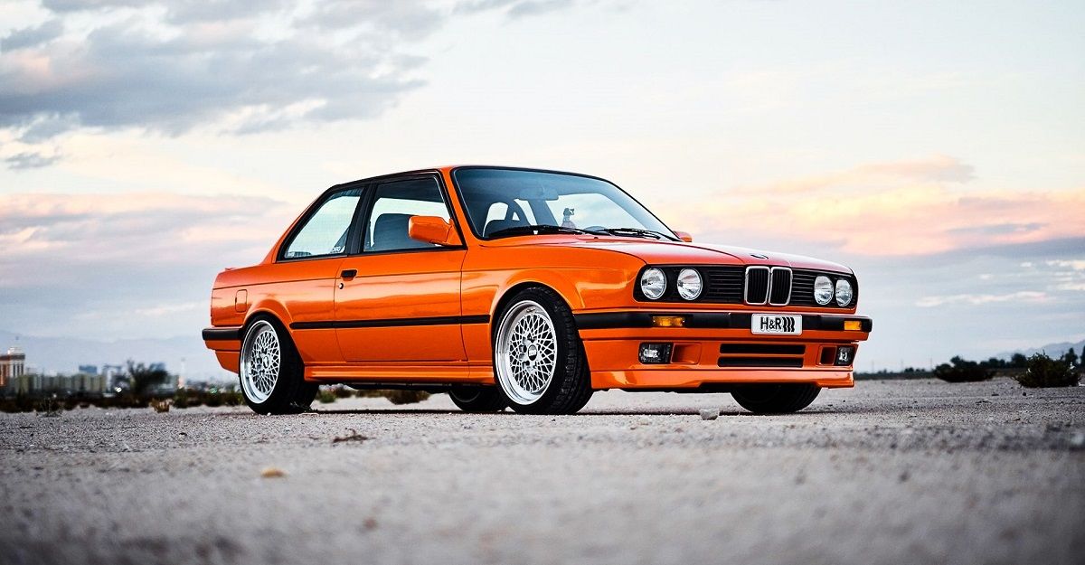 Orange-Red 1991 BMW E30 318is 