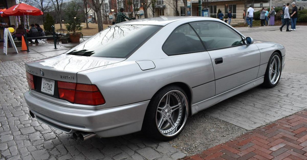 1992 BMW 850i Classic Sports Car In Silver 