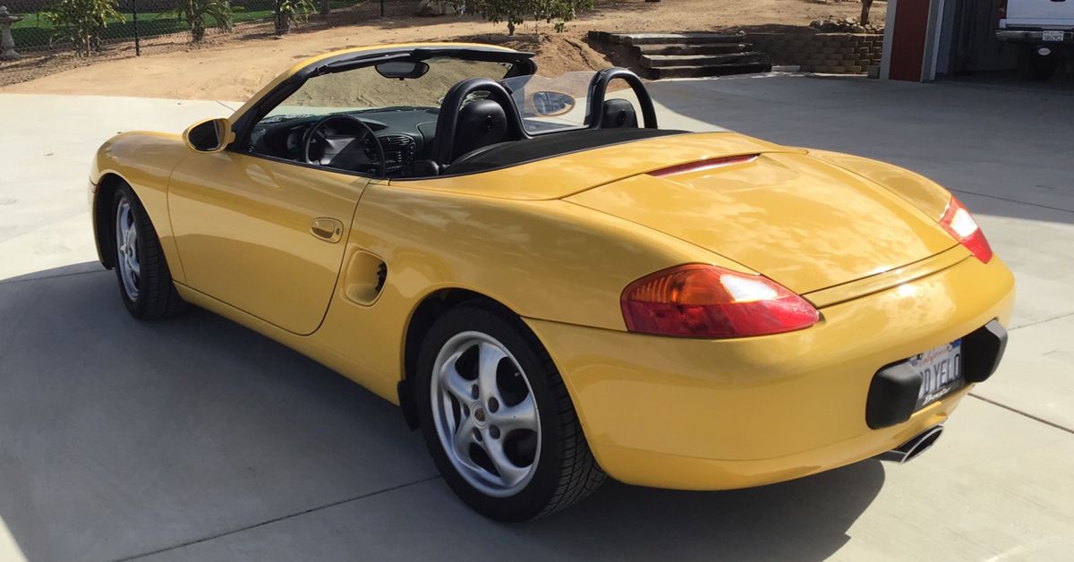 1999 Porsche Boxster sports car 5 speed 