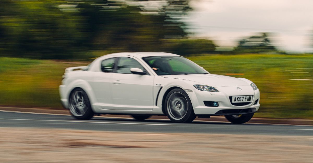 2004 Mazda RX-8 Sports Car In Action