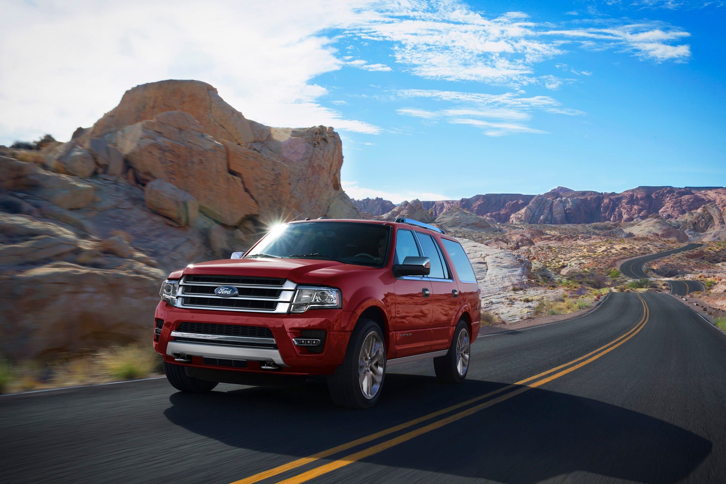Red 2016 Ford Expedition