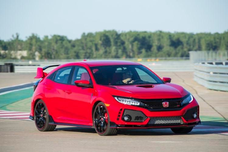 Red 2018 Honda Civic Type R