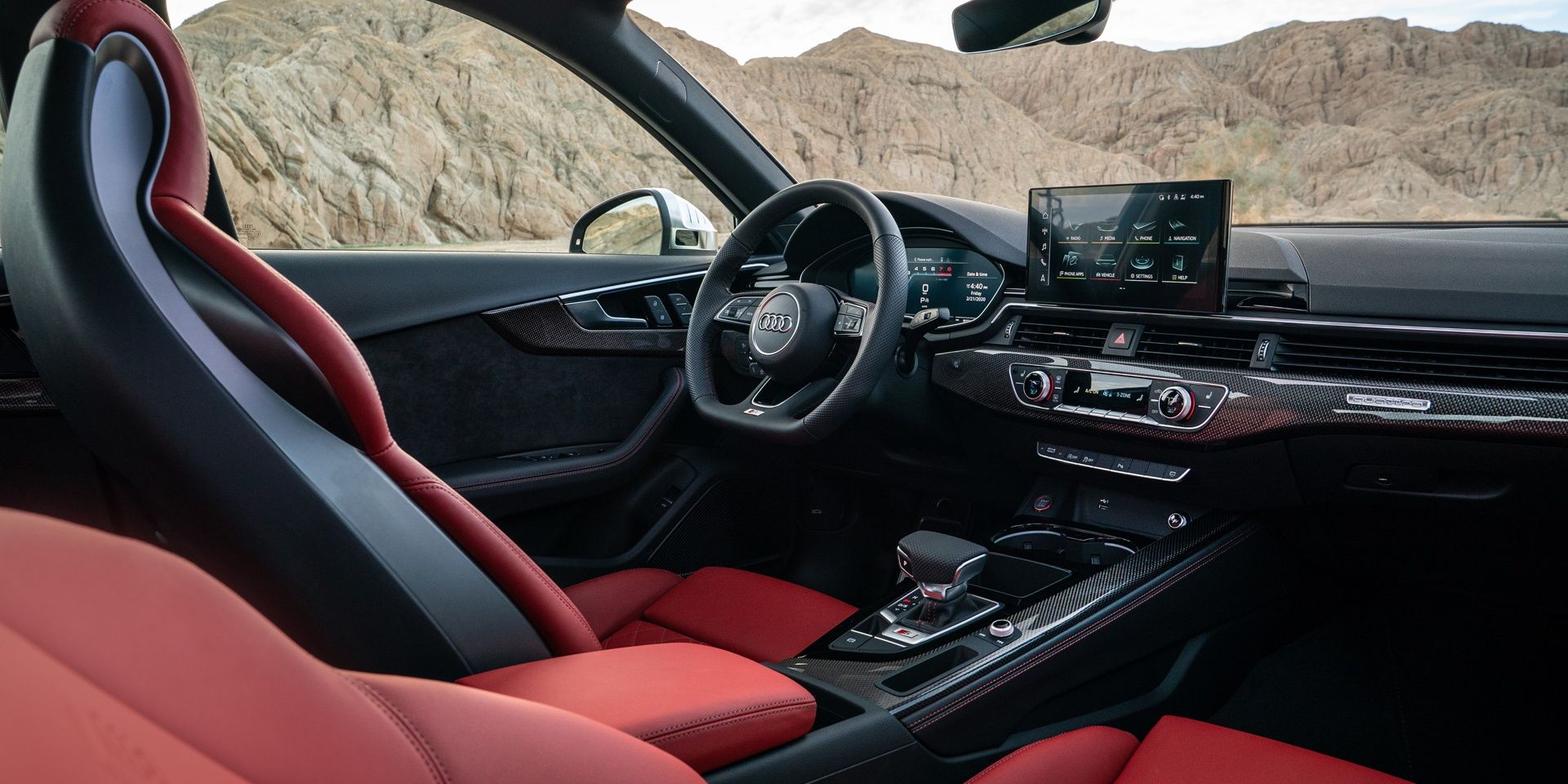 2020 Audi S4 interior Cropped