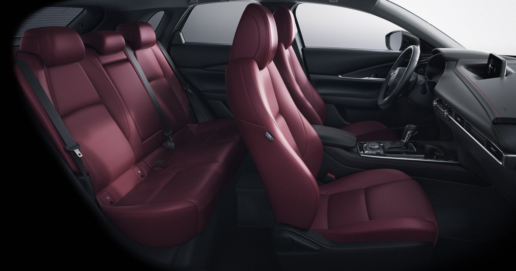 2022 Mazda CX-30 Carbon Edition seating layout side view