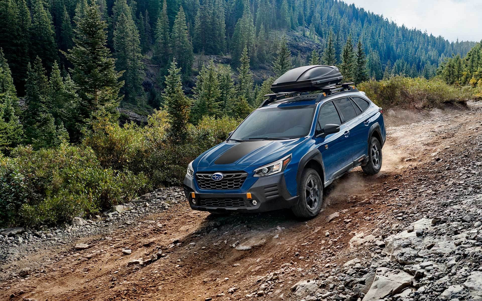 A picture of a Subaru Outback 2022.