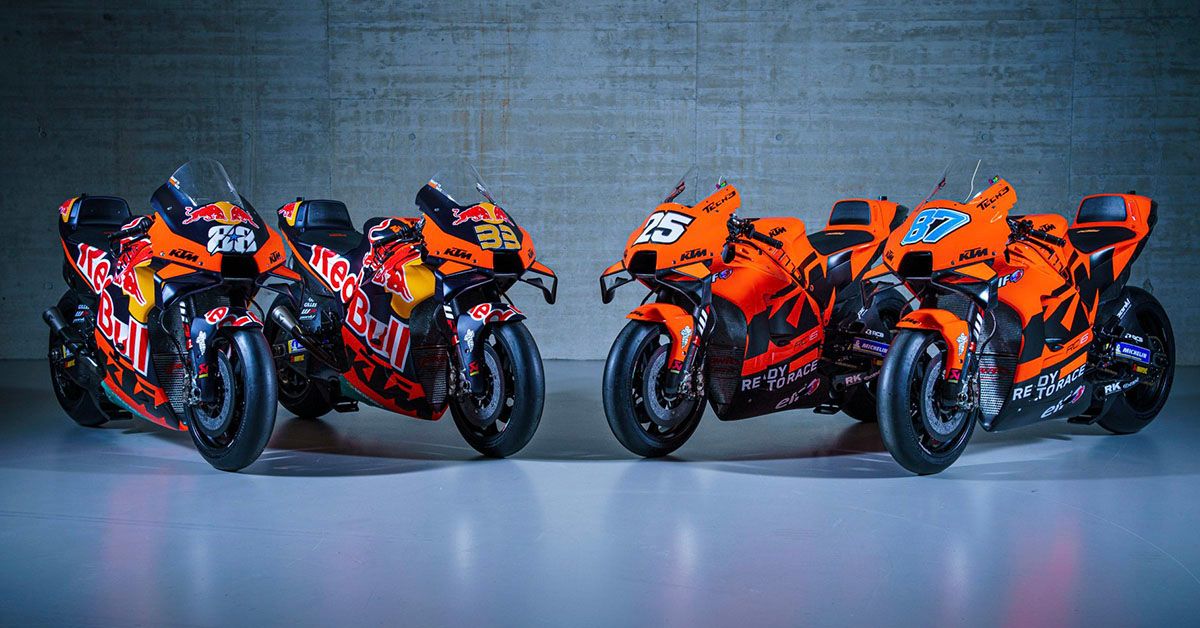 2022 KTM Factory MotoGP Team Bikes