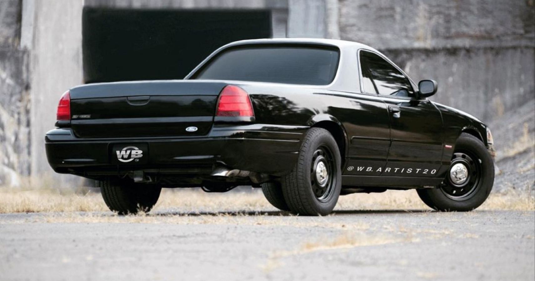 Here's What A Ford Crown Vic And Ranchero Mashup Would Look Like