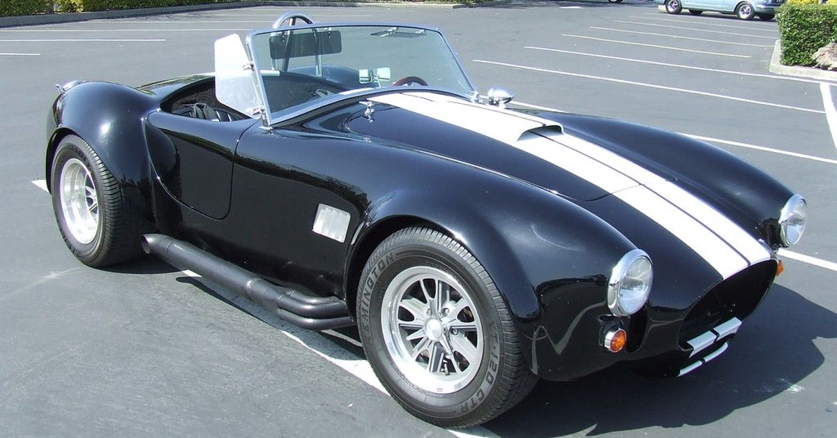 Black Shelby Cobra Replica