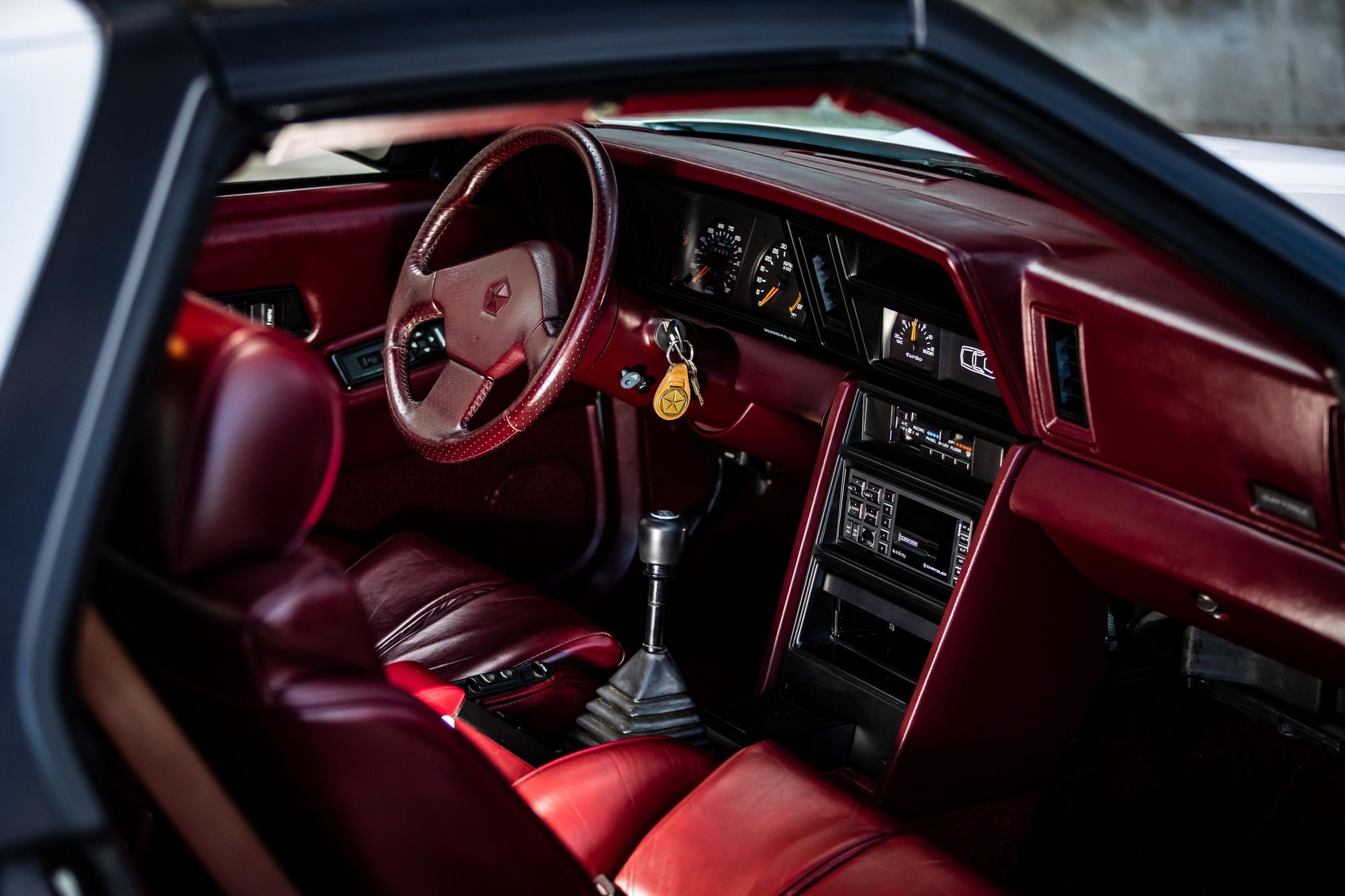 1988 Dodge Daytona Shelby Z Auction Interior