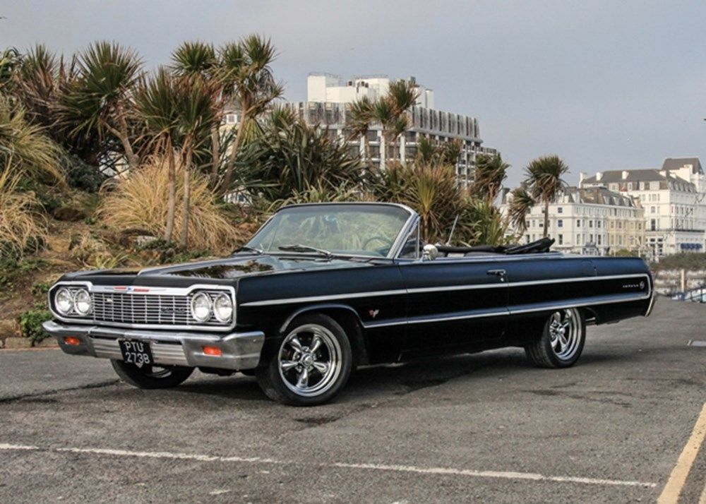 1964 Chevy Impala Convertible Blue