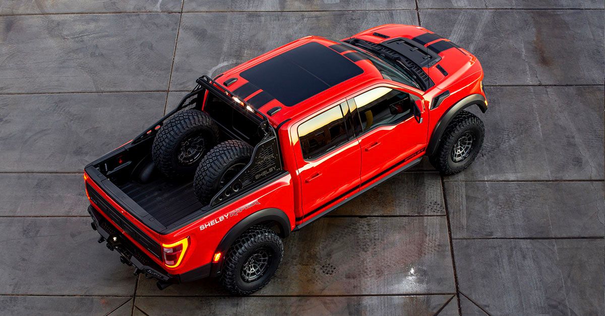 2023 Ford Shelby F-150 Raptor Rear High Angle