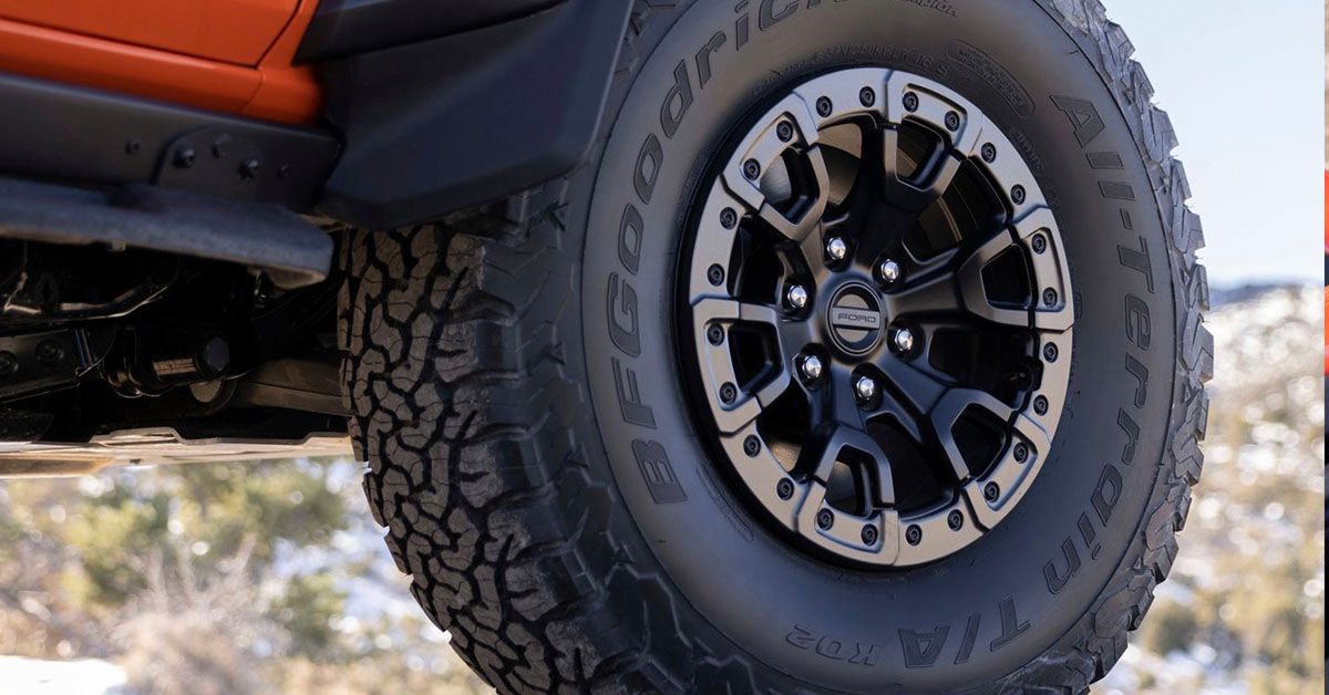 2023 Ford Bronco Raptor 37-inch tires