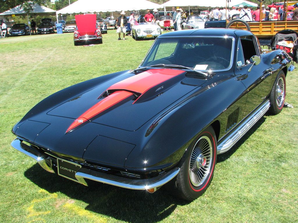 1967 Chevy Corvette black front
