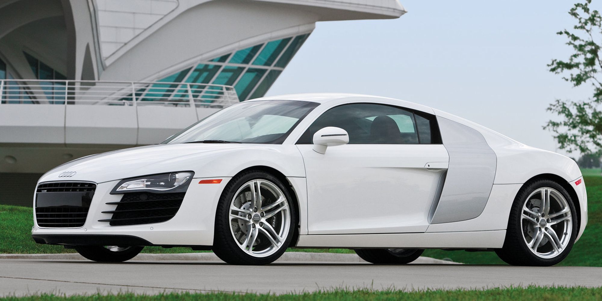 Front 3/4 view of the original R8