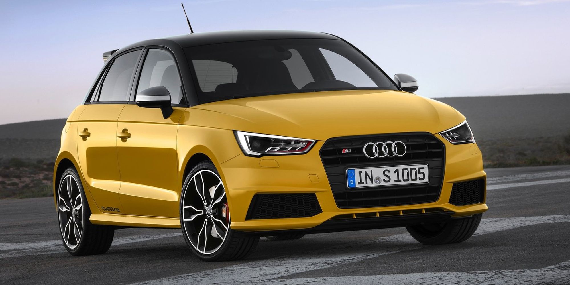 The front of the Audi S1