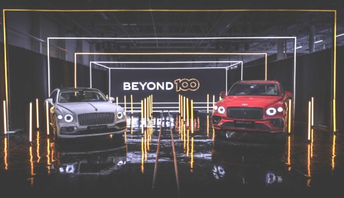 Bentley hybrids on display