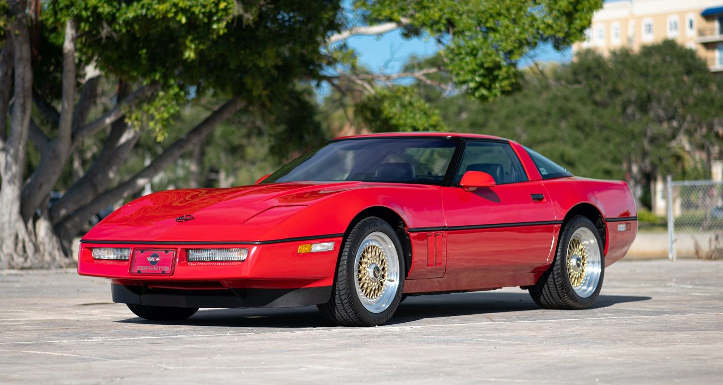 Red Chevrolet Corvette C4