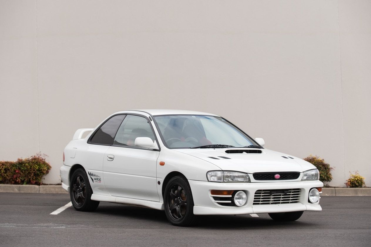 White 1997 Subaru Impreza WRX STI Type R