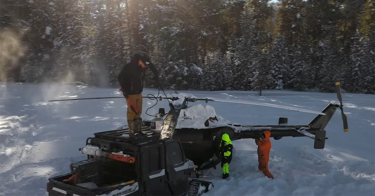 Watch Diesel Brother Heavy D Use A Flamethrower To Thaw Out His Helicopter