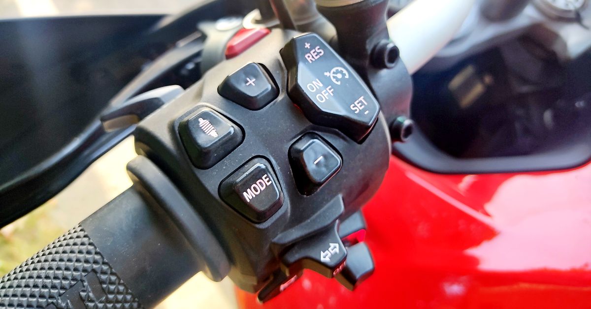 Ducati Multistrada V4 Instrument Buttons
