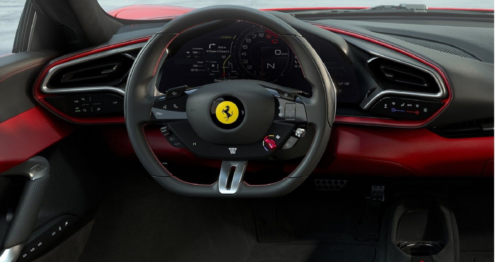 Ferrari 296 GTB Instruments