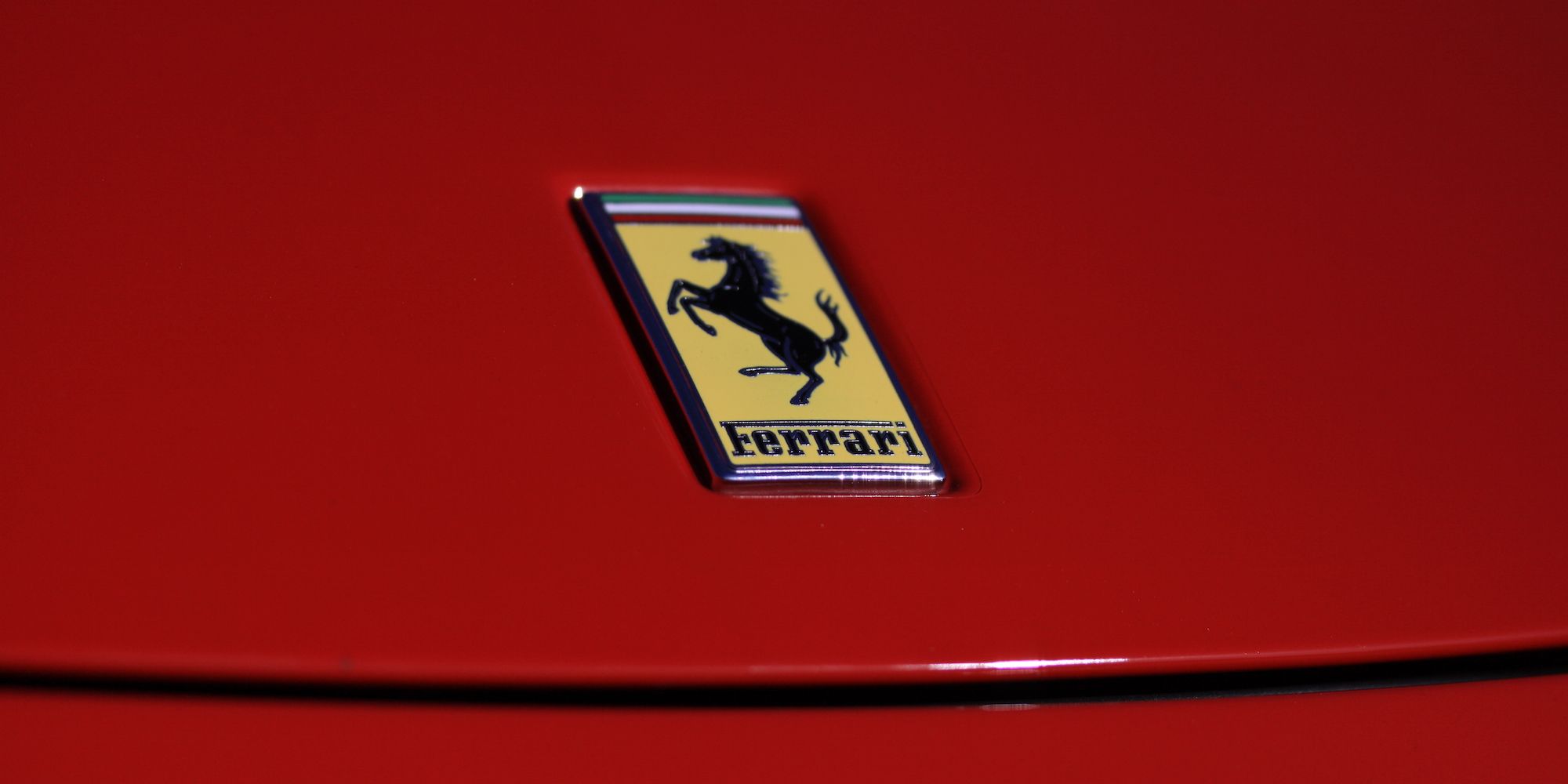 Ferrari prancing horse badge