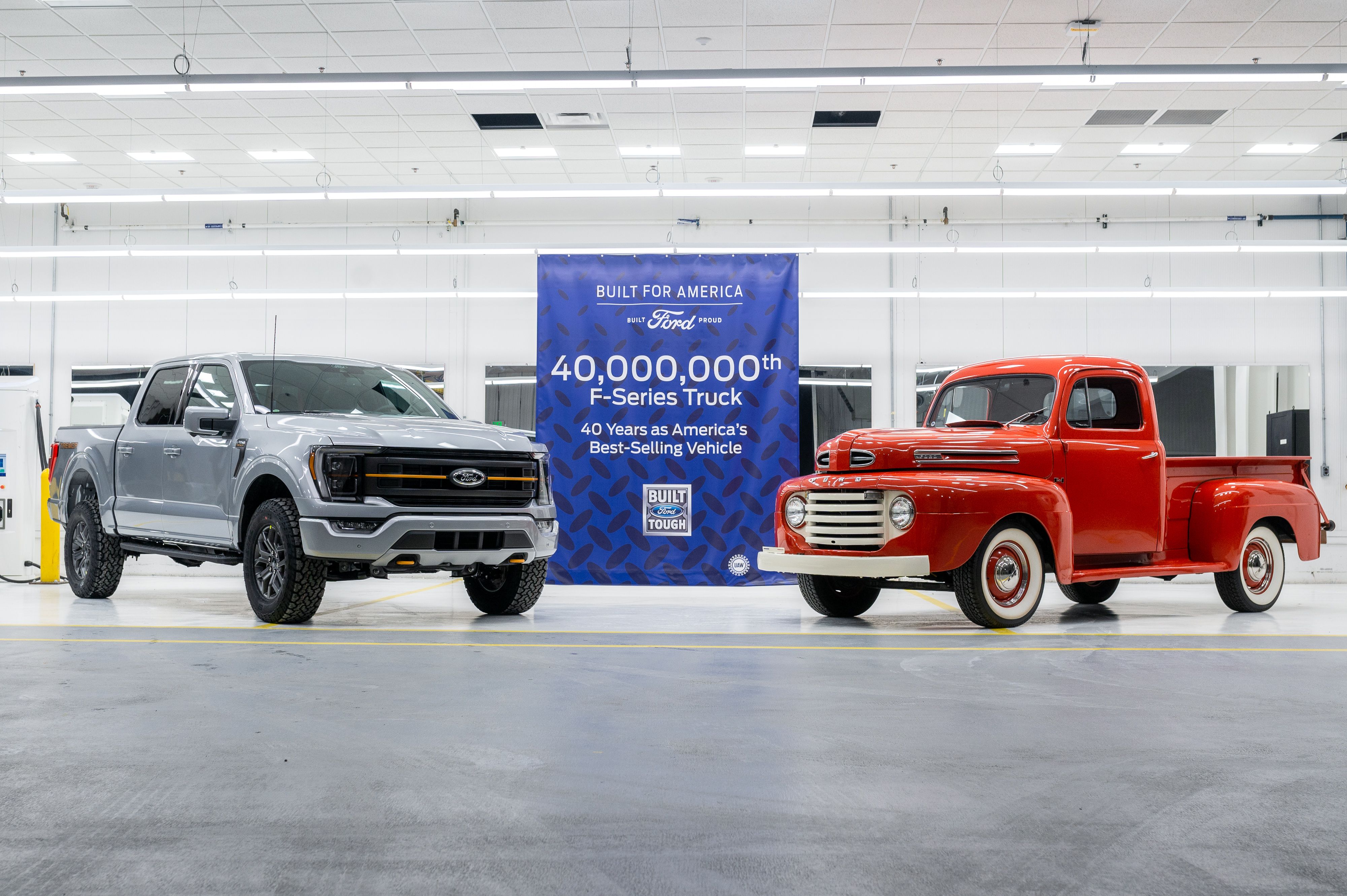 40-Millionth F-Series Truck With Ford F-1 Truck