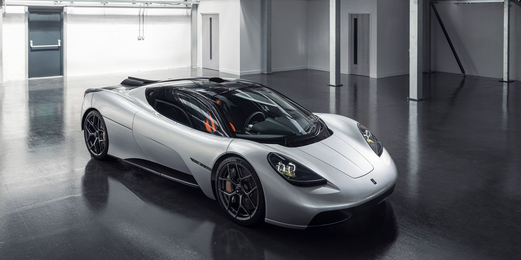 Front 3/4 view of the GMA T.50