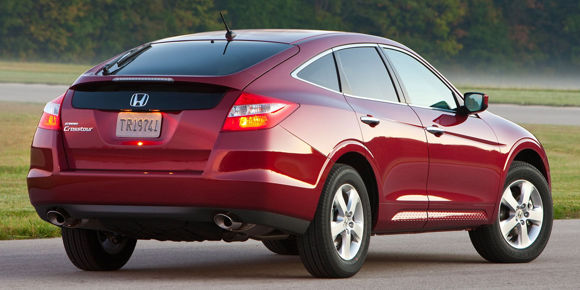 The rear of the Accord Crosstour