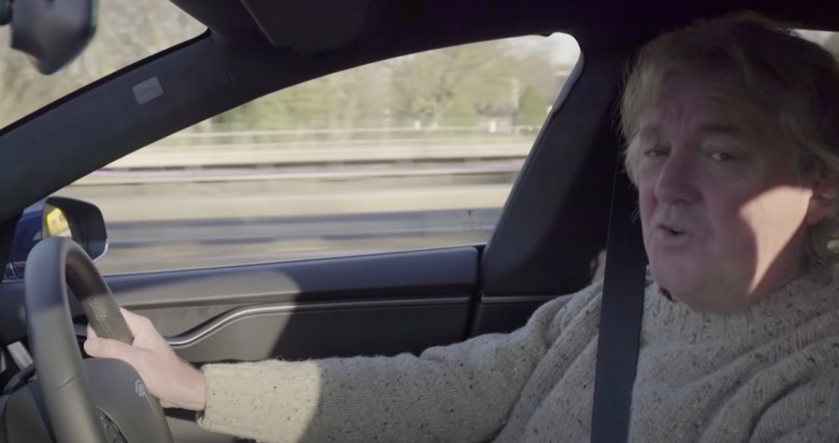 James May Driving Tesla Model S