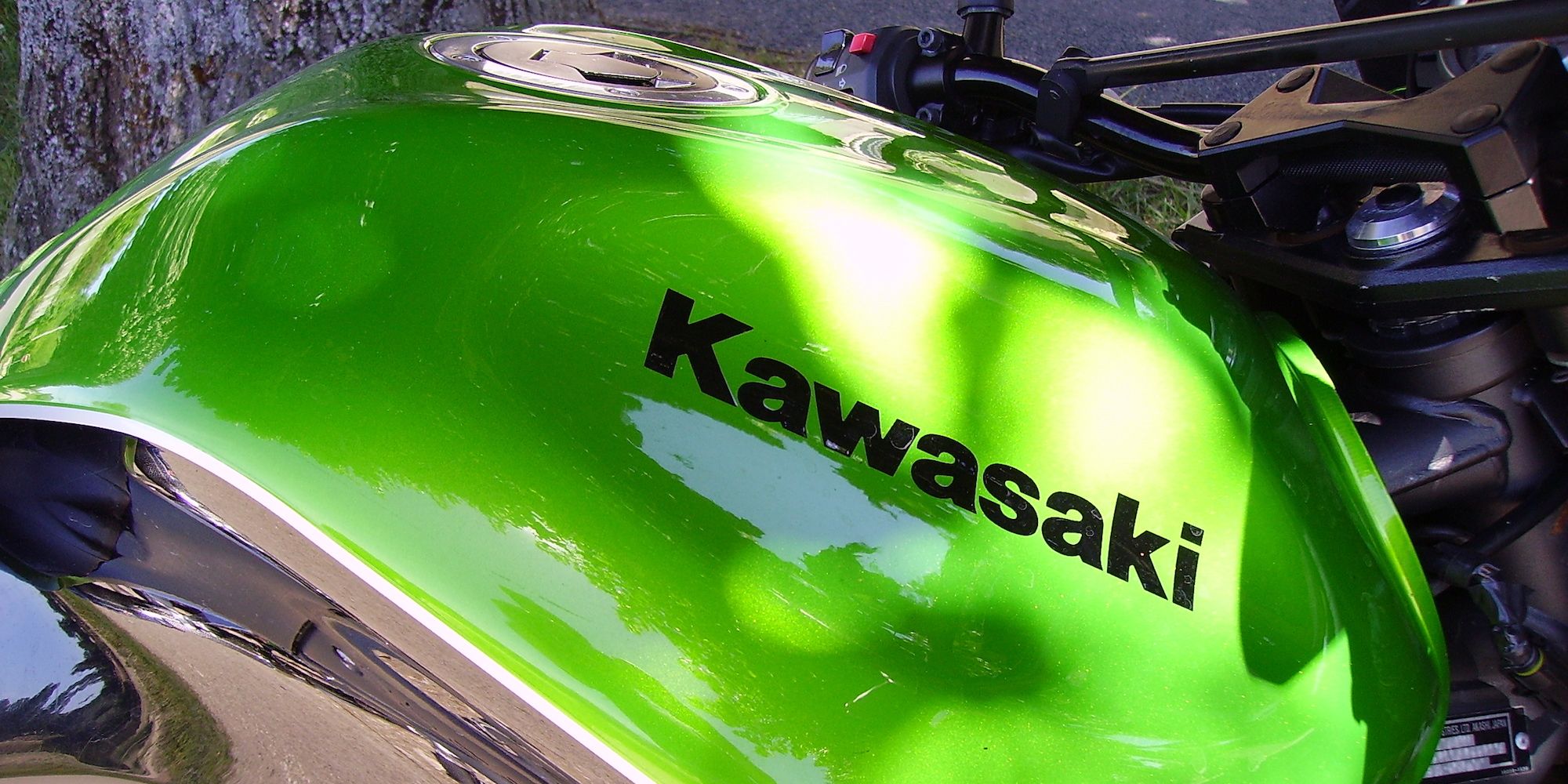 2009 Kawasaki Z750 fuel tank