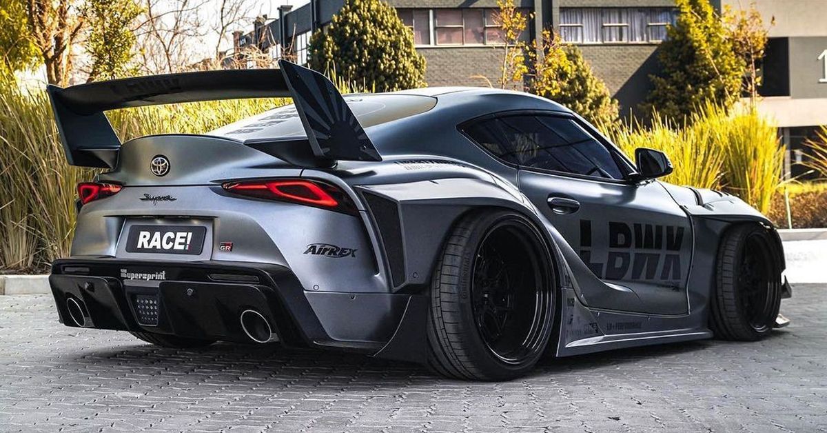 Liberty Walk Toyota Supra Build By RACE!, A “High-End Tuning Car And Bike Shop” By Marco Casciani