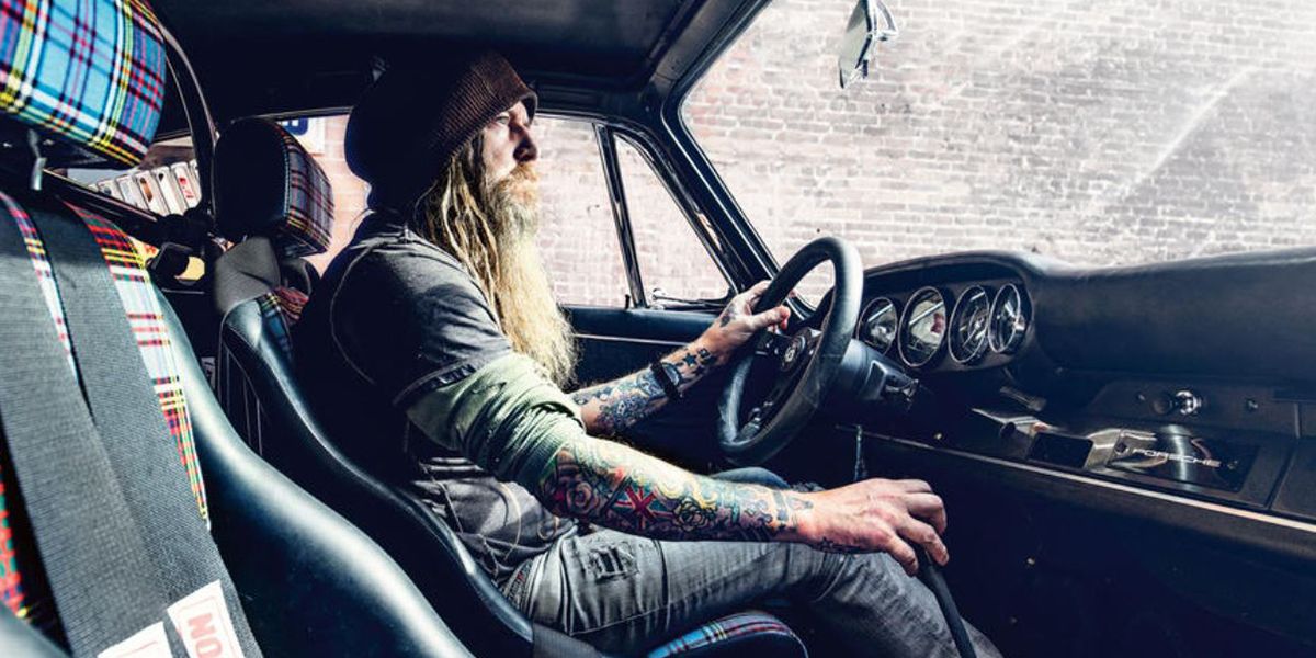 MagnusWalker Driving One Of His Porsches