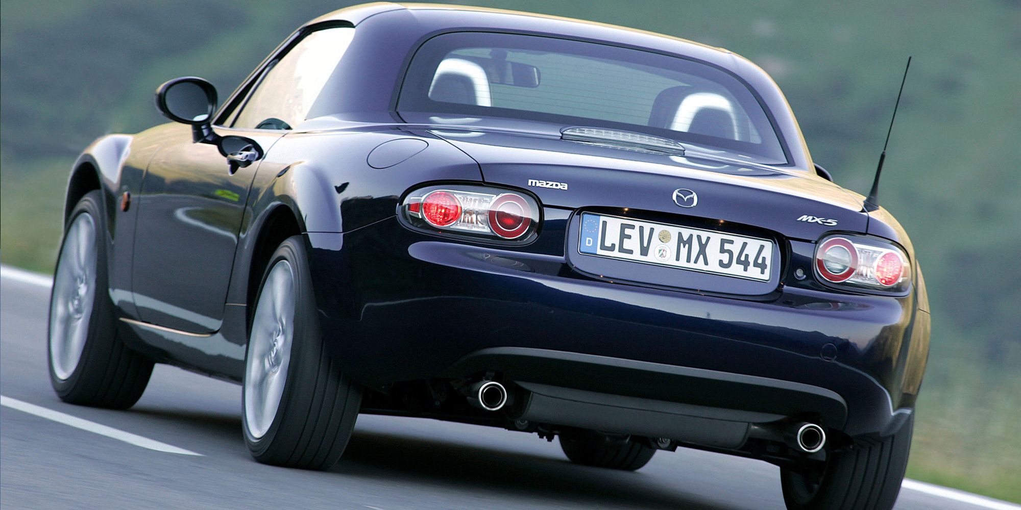 The rear of the NC Miata