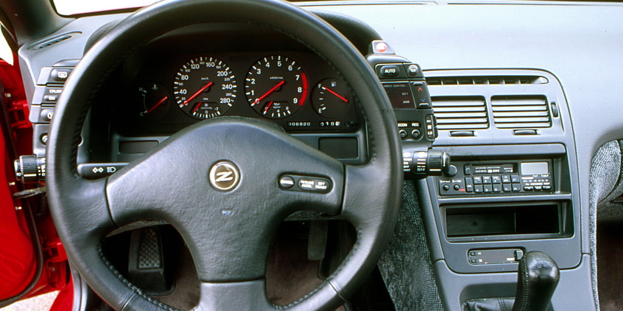 The interior of the 300ZX