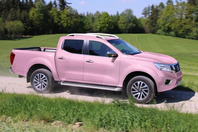 Pink Pickup Truck